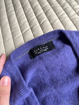 Pánský svetr ZARA, 80 % vlna, vel.L - 6