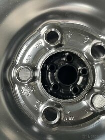 Nové plech. disky 5x100 včetně letních pneu 185/60R15 - 6