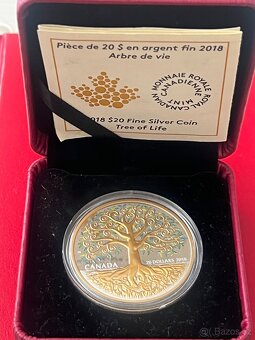 Stříbro / stříbrná mince 1oz Strom života 2018 proof - 6