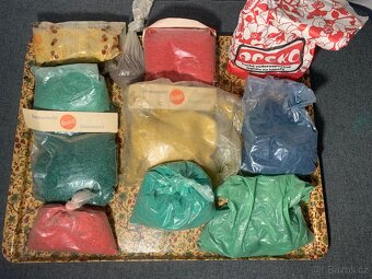 Modelová železnica - set: domčeky, stromčeky, farby - 6