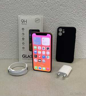 🍏 Apple iPhone 12 MINI 64GB - Red (12m. ZÁRUKA) + DÁRKY - 6