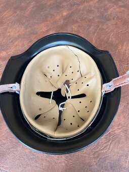 Retro ocelová helma vel L/XL + retro brýle - 6