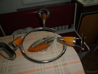 Prodám stolní lampičky,stínidla,nový lustr - 6