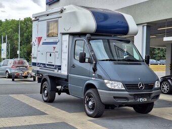 MERCEDES SPRINTER 316 4X4 2,7TD valník + bytná nástavba - 6
