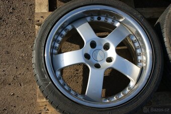R18 alu kola limcova 5x112 limec cca 6,5cm letmi pneu - 6