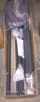 Altán s krytými sloupky 3 x 4 x 2,6 m antracitový 160 g/m² - 6