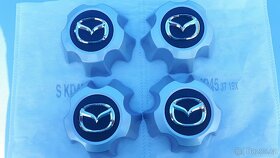 Mazda - ORIGINÁL ocelová kola, letní pneu, krytky - 6