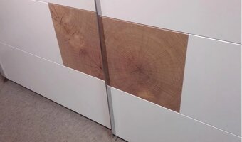 Šatní skříň Capri, dub wotan / bílá - 6