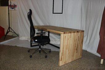 Kancelářský stůl + kontejner - ČERNÁ - 6