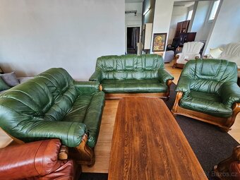 Kožená sedací souprava Romek 3+2+1 - 6