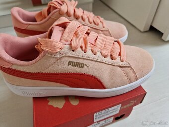 Oranžové kožené tenisky PUMA vel. 39 - 6