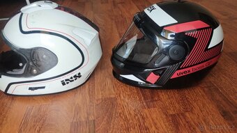 LEVNE 2x helma na moto, skutr Uvex vel. S a IXS vel. XL - 6
