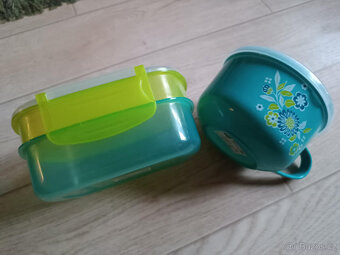 Set piknik či obědová sada modrozelená Lotton Blue - 6
