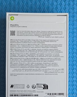 iPhone 16 Pro 128GB černý NOVÝ NEROZBALENÝ - 6