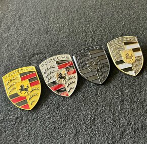 Porsche znak,logo,emblém na kapotu. 5 variant. - 6