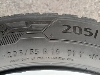 Prodám sadu ALU kol Europe 205/55R16 zimní - 6