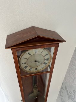 Nástěnné hodiny biedermeier, empír - dachle. - 6