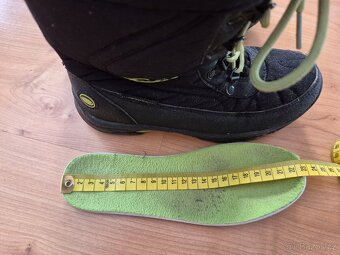 Zimní boty loap v.35 sněhule černo zelené - 6