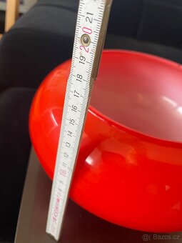 Sklo klobouk od lampy cerveny - 6