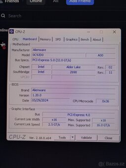 Herní PC Alienware Aurora R13 RTX 3080 i7 32gb ddr5 - 6