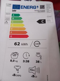 Pračka Beko   HWUE871CSXS0 - 6