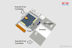 Pronájem kancelářského prostoru, 35 m², Hradec Králové - 6