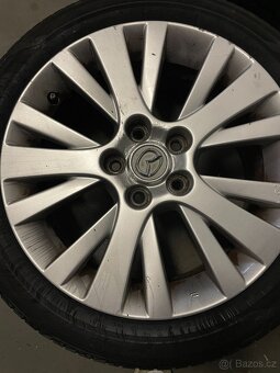 4x alu kola R17 originál Mazda + celoroční pneu - 6
