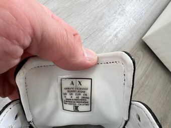 Jak nové kožené tenisky boty Armani Exchange v. 42 - 6