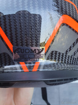 Přilba / Helma Suomy SR-Sport Carbon Matt Red vel. L - 6