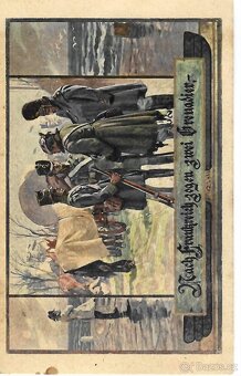 Historické pohlednice romantik - 6