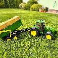 Traktor BRUDER John Deere s příslušenstvím - 6