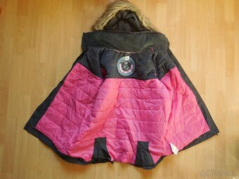 dámská Decathlon šedočerná bunda šustka zima sport. 50/XXL - 6