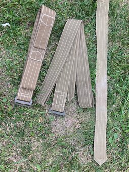 vojenský poutací nosný pás pevný prošívaný délka 350cm - 6