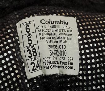Columbia YOUTH BUGABOOT CELSIUS II, cerna, v.38, jako NOVE - 6