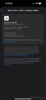ZÁNOVNÍ APPLE WATCH ULTRA 2 49MM ČERNÉ ,ZÁRUKA 2026 - 6