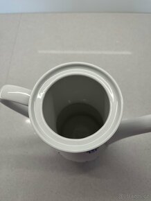 Bílá čajová konvice na čaj s modrým vzorem Seltmann Weiden - 6