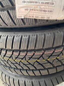 Nové alu kola Hyundai z pneu Dunlop 5SUV, 215/55R18 - 6