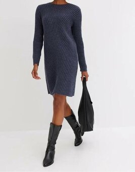 Krásné pletené šaty 40/42 - 6