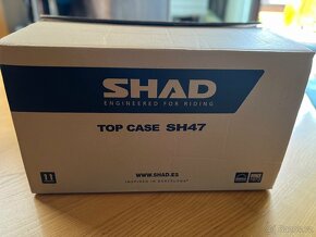 Nový Vrchní kufr na motorku SHAD D0B47206 černá/červená - 6