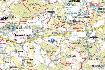 Prodej komerčního pozemku, 1369 m², Kosova Hora - 6
