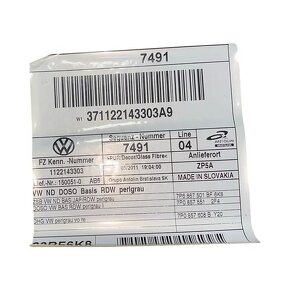 Stropnice šedá barva 6K8 VW Touareg 7P r.v. 2012 - 6