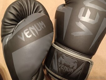 Pánské boxerské rukavice, Venum Elite šedé 14oc - 6
