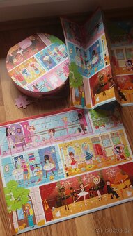 Puzzle Janod 100ks v kufříku - Taneční akademie - 6