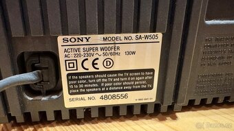 Systém domácího kina Sony / subwoofer + 3x repro - 6