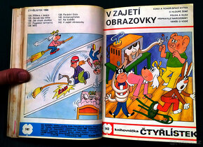 KNIHA 10 x ČTYŘLÍSTEK od č. 140 do č. 149 z r. 1986-1987 - 6