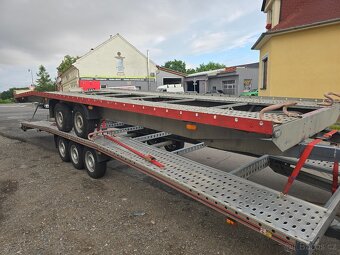 Podvalník vozik autoprepravnik na dvě auta prives dvouplato - 6