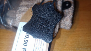 Dámské kožené rukavice vyteplené - 6