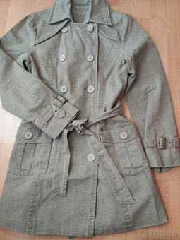 KABÁTEK DÁMSKÝ S PÁSKEM - 6