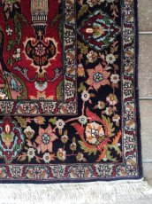 Starožitný Perský vlněný TOP koberec 218x128 - 6