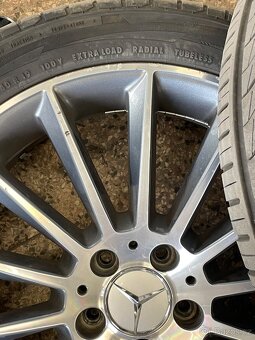 Sada letních kol + zanovni letni pneu orig mercedes amg r19 - 6